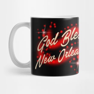 God Bless New Orleans Red Version Mug